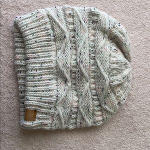 Never Worn Cream Beanie